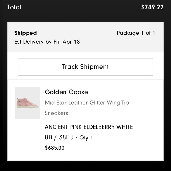 Golden Goose Private Edition Mid Star Leather Glitter. Size 38 - Picture 8 of 11